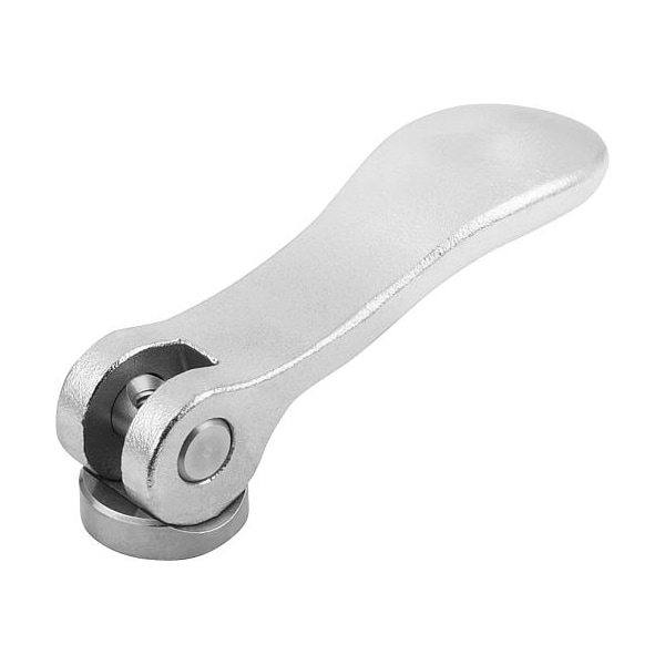 Cam levers, stainless, int. thread; thrust washer entirely stainless
